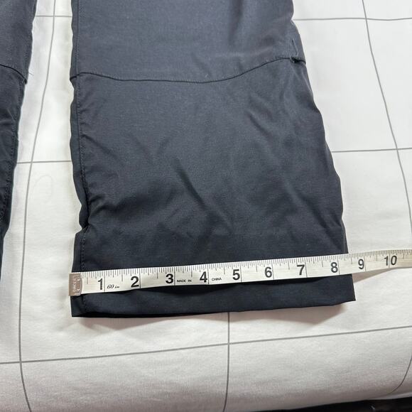 Duluth Trading Co Pants Womens 12 Black Dry on the Fly Bootcut Nylon Roll Up Hem - Picture 11 of 13